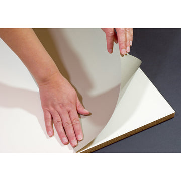 High Gloss White Grey Peel and Stick Vinyl Foil - 0